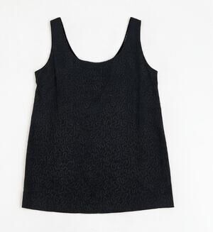 Deadstock VintageY2K Shelli Segal S Beaded Shell Tank Whimygoth Formal Glam